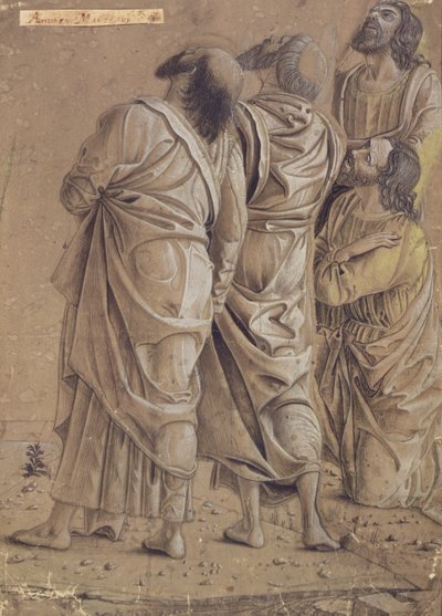 Group of Apostles from the Ascension of Christ by Andrea Mantegna
